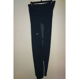 Nike Dri-Fit Men's Track Pants Medium Stretch Woven Wind Drawstring Navy